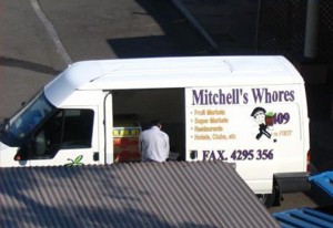 Mitchell's van