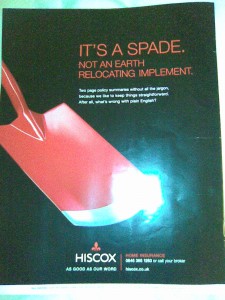 Hiscox ad